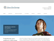 Tablet Screenshot of julialves.com.br